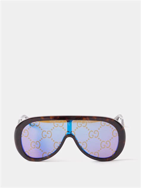 gucci blue acetate sunglasses|Gucci sunglasses with Swarovski crystals.